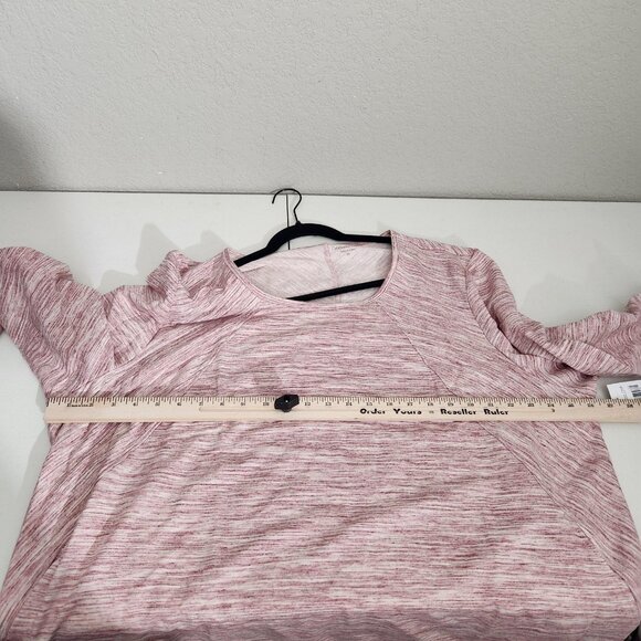 Coldwater Creek Shirt Womens 3X Red Clay Multi Long Sleeve Tunic Scoop Neck - Picture 11 of 16